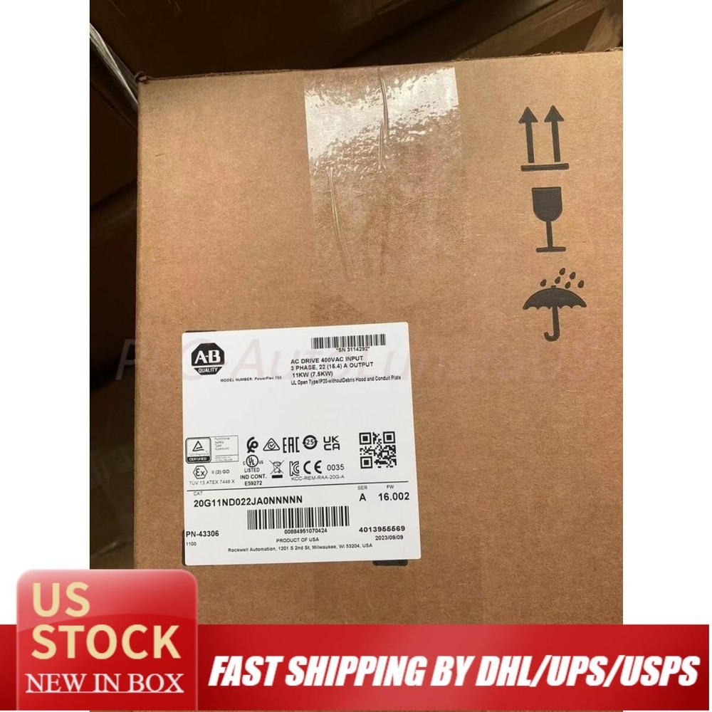 Allen-Bradley 20G11ND022JA0NNNNN PowerFlex 755 AC Packaged Drive