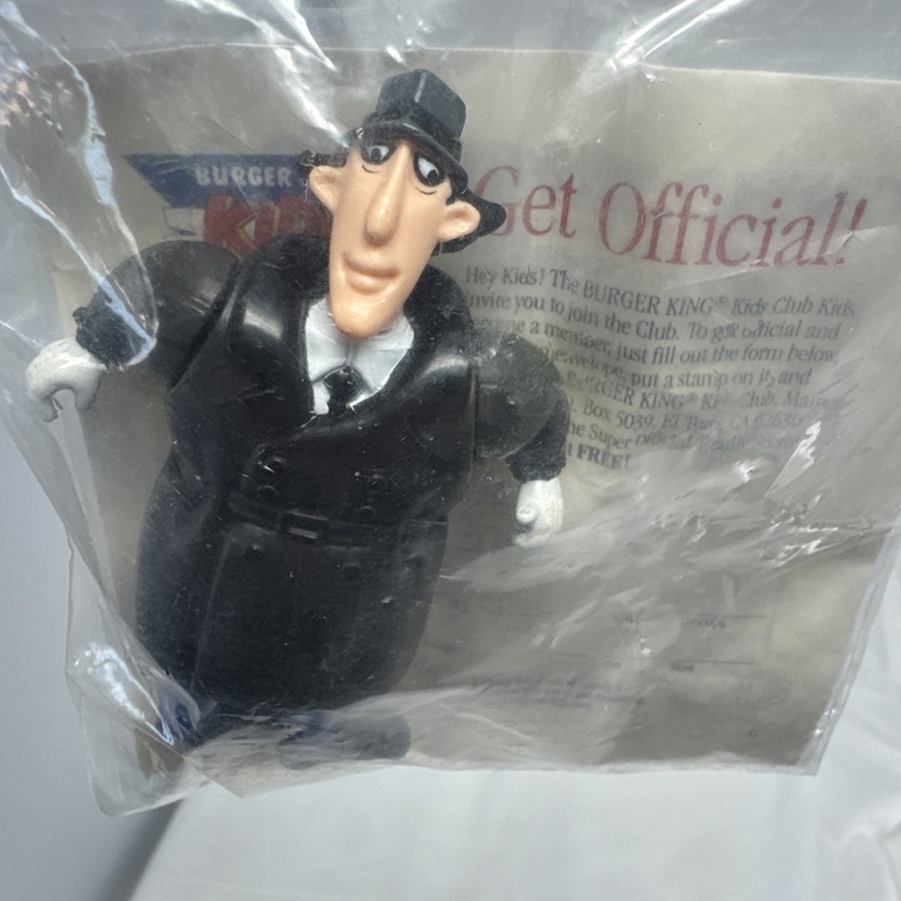 Vintage Burger King Inspector Gadget Toy with Expanding Neck & Legs  