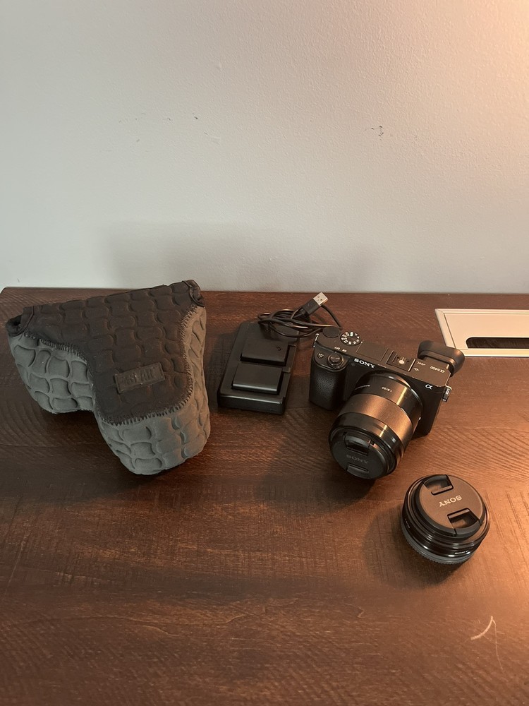 used sony alpha a 6400 with lenses