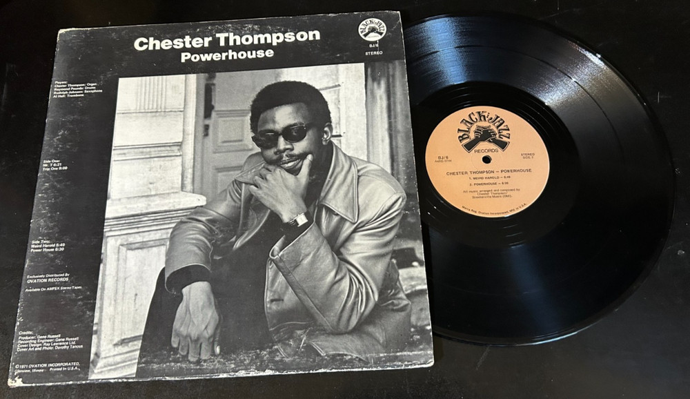 1971 Jazz Soul Funk Lp Chester Thompson Powerhouse Black Jazz First Press Nice!