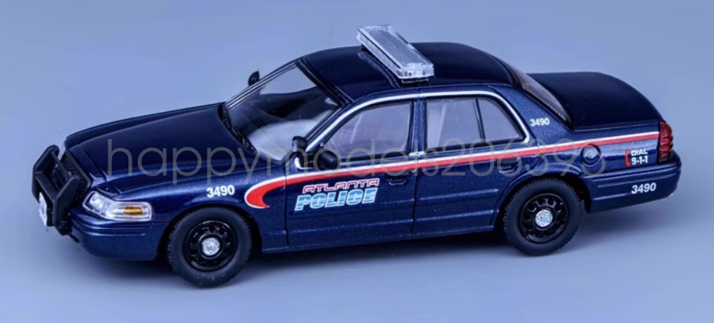 1:64 Scale AIT CV Crown Victoria Atlanta Police APD Diecast Model Car