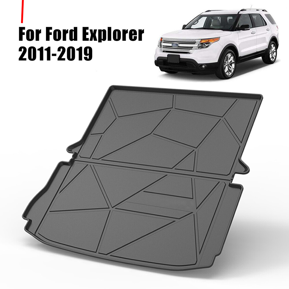 Cargo Trunk Boot Tray Liner Carpet Floor Mat for 2011-2018 2019 Ford Explorer