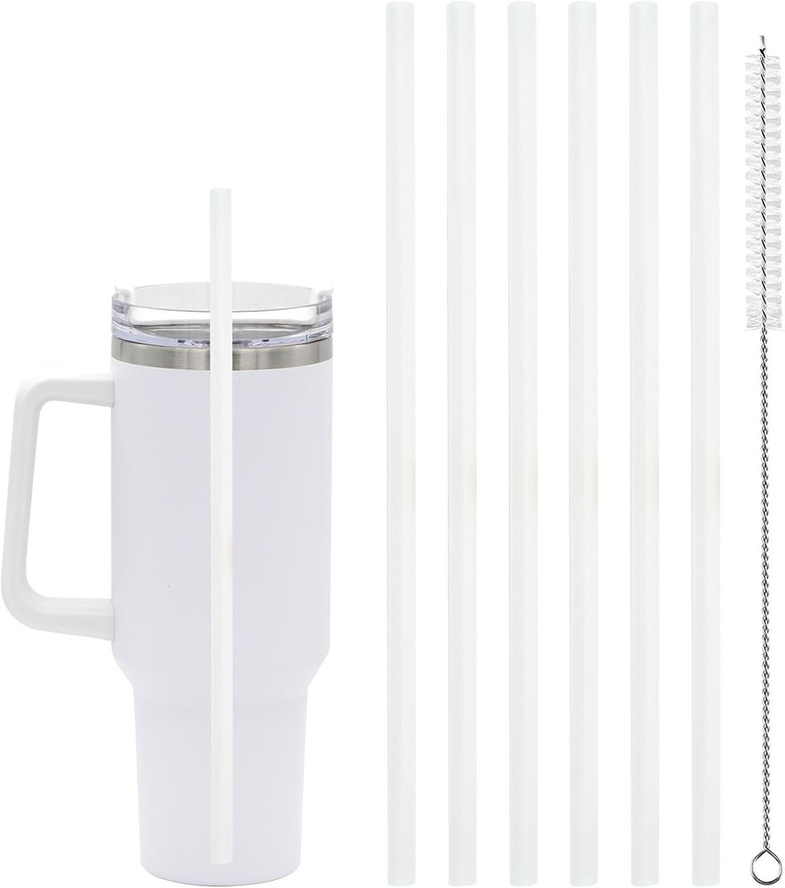 6 Pcs Replacement Straw for Stanley Adventure Quencher 40 oz 30 oz Cup Tumbler,S