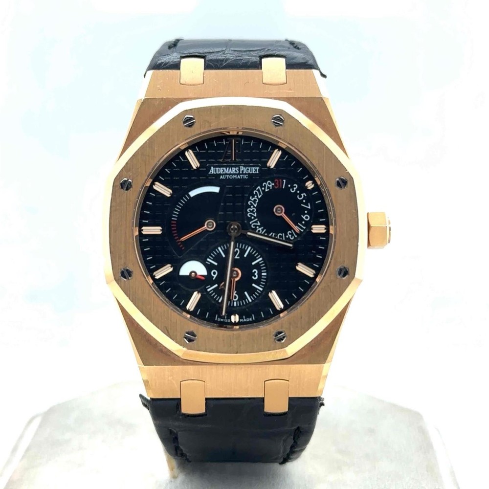 Audemars Piguet Royal Oak Dual Time 39mm Automatic 18k Rose 26120OR.OO.D002.01