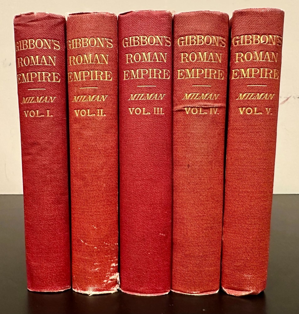 The History of The Decline & Fall of the Roman Empire 5 Volumes by Edward Gibbon