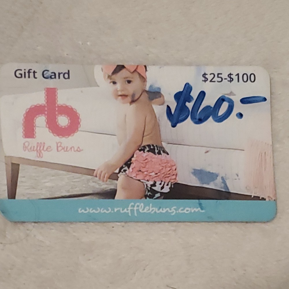 Gift Card of $60 at  RuffleBuns.com-image