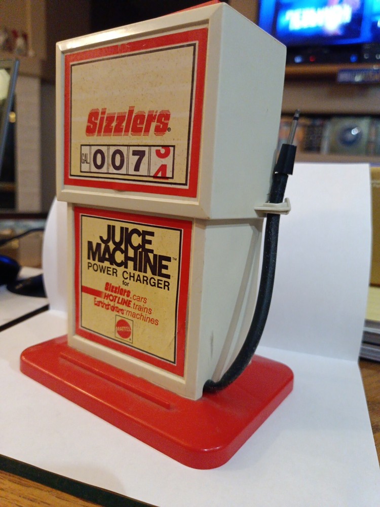 VINTAGE HOT WHEELS - MATTEL SIZZLERS/JUICE MACHINE POWER CHARGER