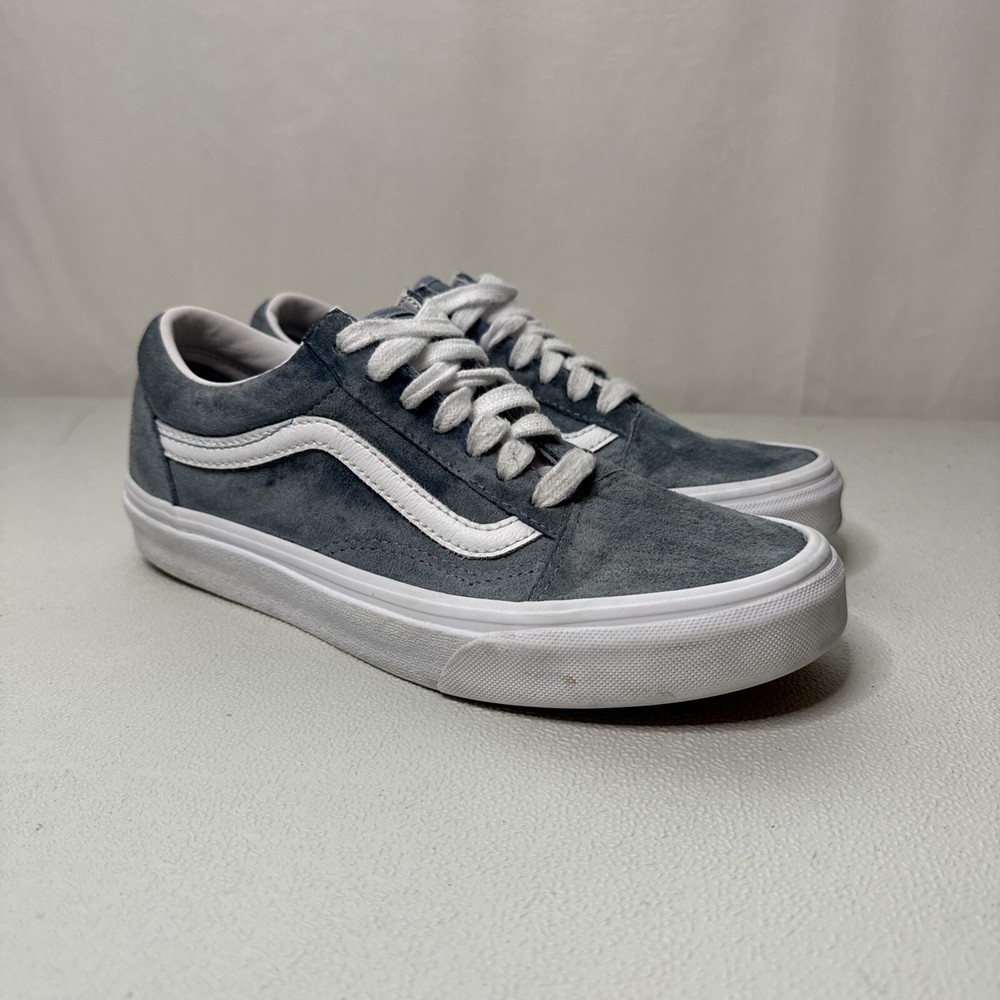 Vans Old Skool Denim Suede Skate Shoes Eco Dry Dupont  Men 5.5 Women’s 7