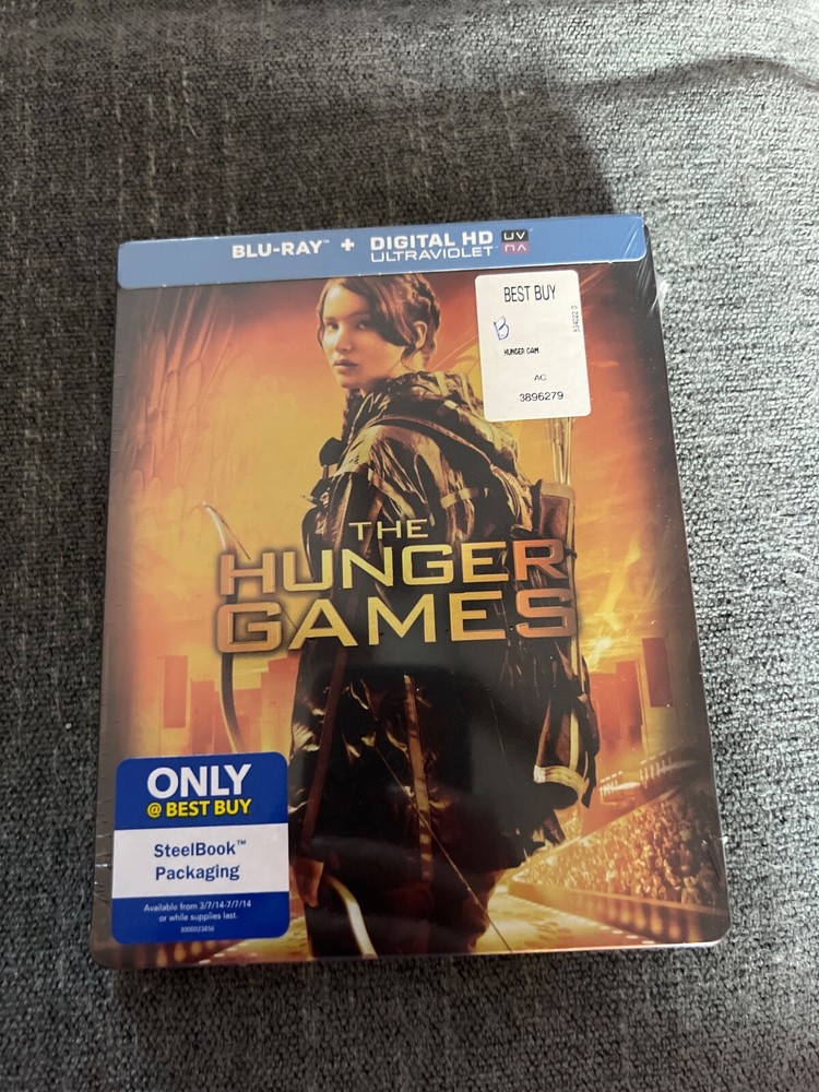 NEW The Hunger Games Blu-ray + Digital Copy, 2012, Best Buy Exclusive Steelbook