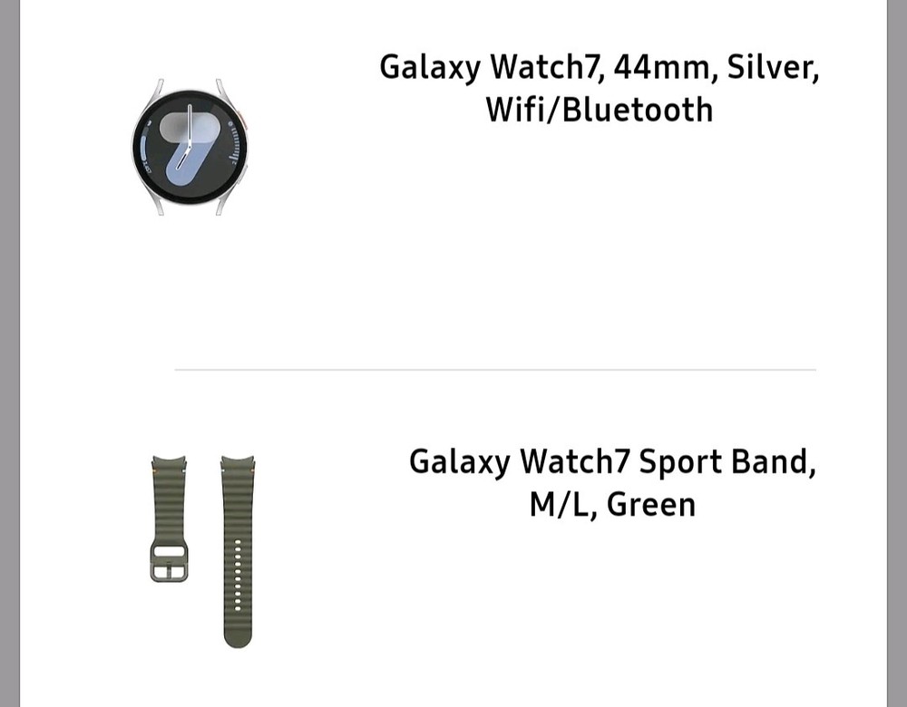 Samsung Galaxy Watch 7 - 44mm - (Wi-Fi + Bluetooth) - Silver