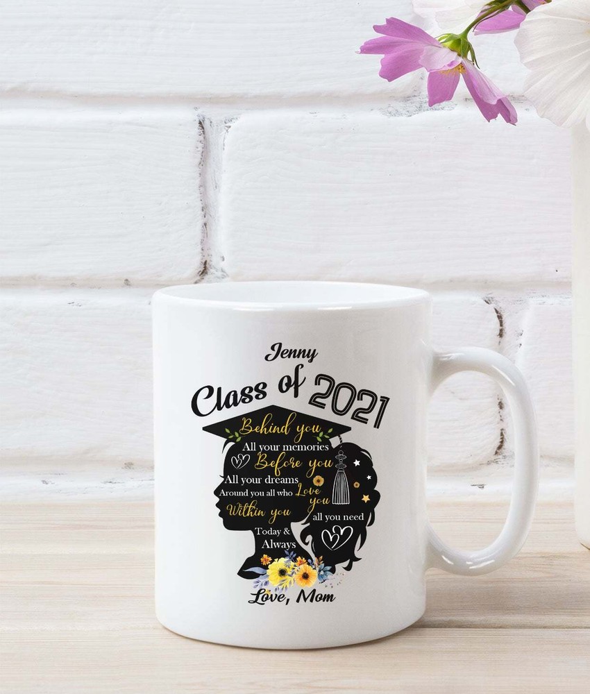 Personalized Class Of 2021 Mug Graduation Gift Senior 2021 Daughter Gift From
