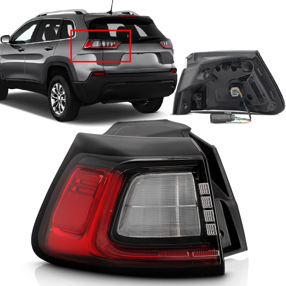 LED Tail Light For 2019-2023 Jeep Cherokee Outer Brake Lamp Left Driver Side