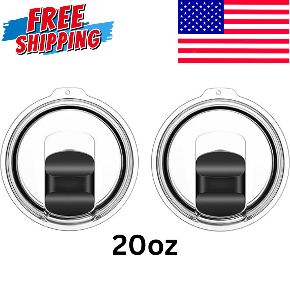 2Pk Replacement Lid for YETI 20oz 10/24oz Mug & 10oz Lowball Tumbler