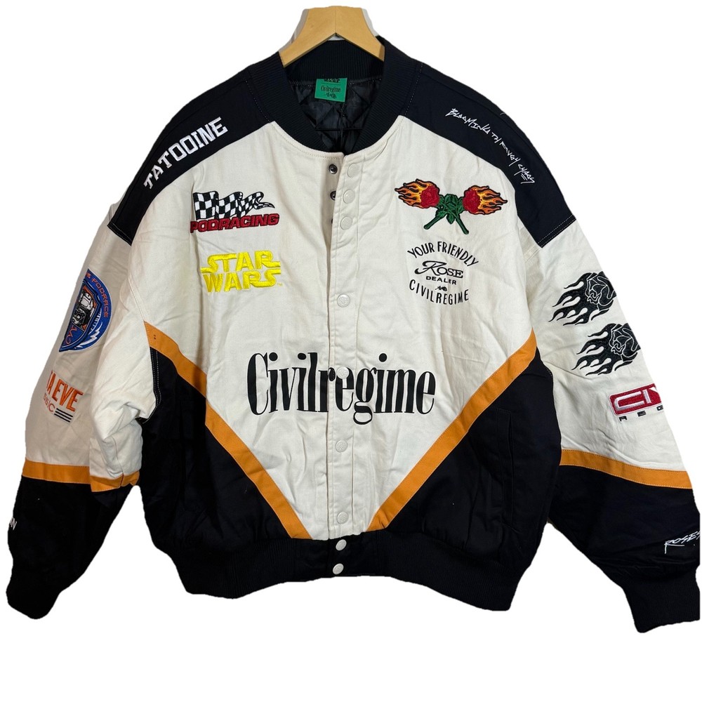 Civil Regime® x STAR WARS™ Pod Racing Embroidered Bomber Jacket | XL Free Ship