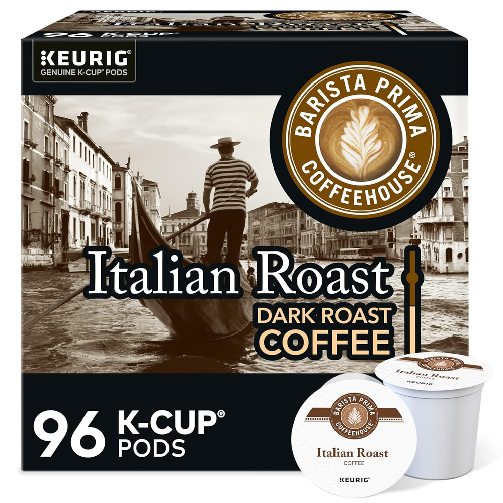 Coffeehouse, Italian Roast Keurig Single Serve K-Cup Pods, 96 Count