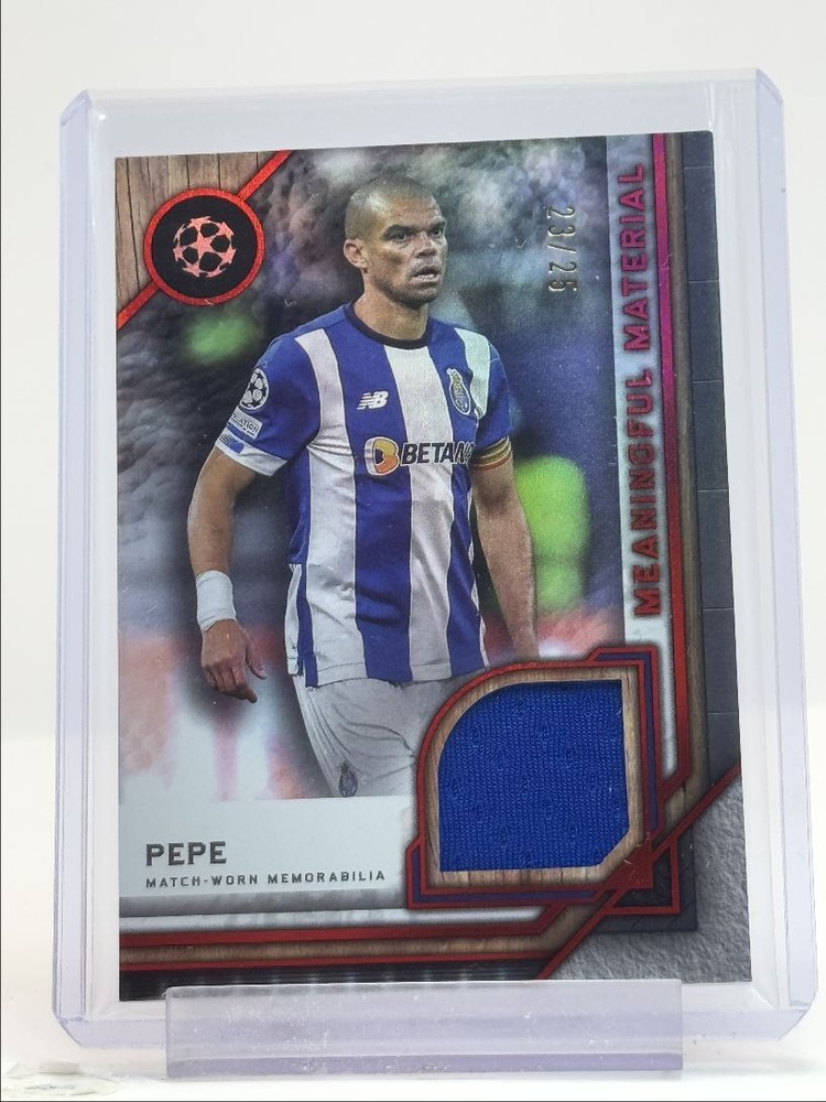 PEPE 2023 TOPPS MUSEUM RUBY MEANINGFUL MATCH-WORN PATCH /25 Q0902