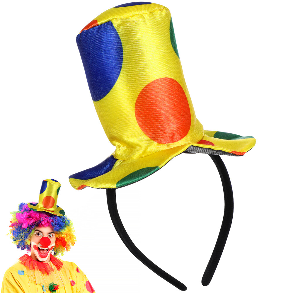 Carnival Headband Clown Cupcake Headbands Hats for Adults Miss Child