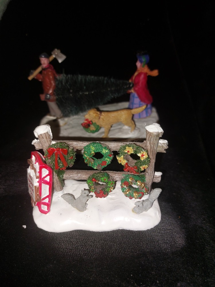 Lemax Christmas Wreaths For Sale Including First Christmas Collection-image