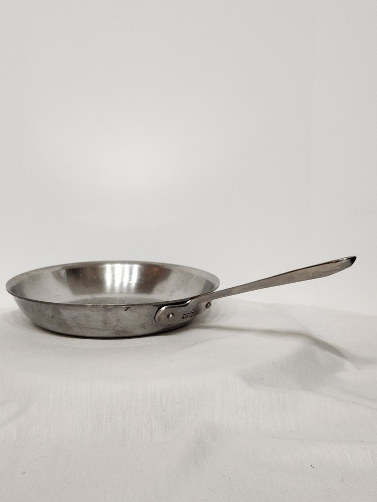 All-Clad 11-Inch Stainless Steel Fry Saute Sauce Pan with Flat Bottom