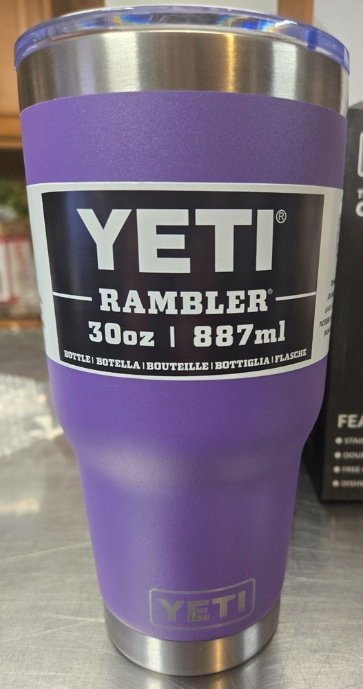 YETI Rambler 30 oz Stainless Steel Vacuum Insulated Tumbler in Purple #52