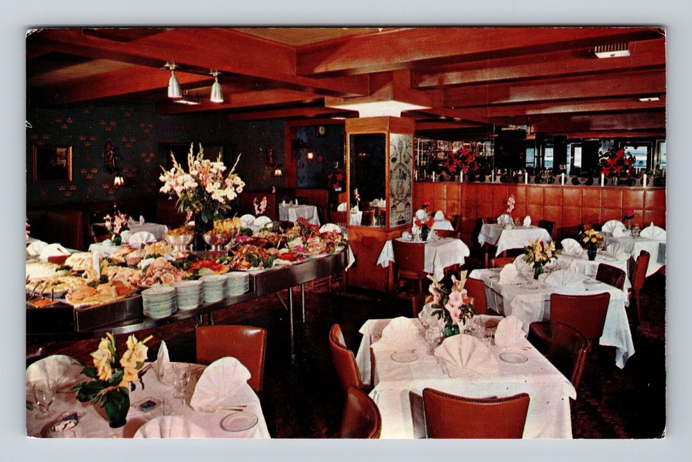 New York City NY, Stockholm Restaurant, Souvenir, Antique, Vintage Postcard