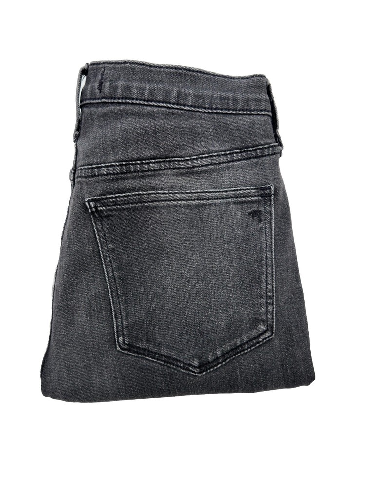 Madewell Womens High-Rise Slim Straight Gray Wash Jeans Size 28