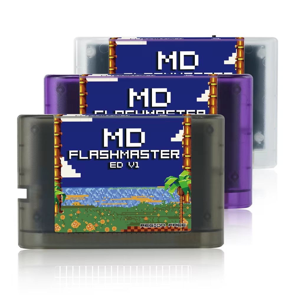 SEGA Mega Drive Retro Game Cartridge with 8GB TF Card & Classic Hits