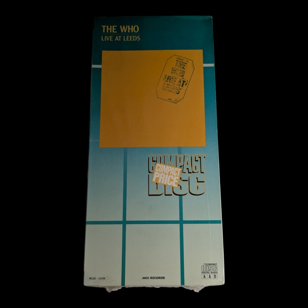 SEALED, The Who – Live At Leeds MCAD-31196, Audio CD, Longbox, US, 1980's