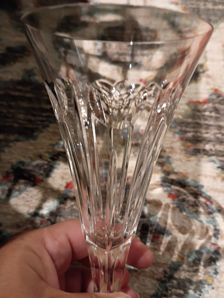 Set Of 2 Waterford Crystal Millennium Heart Love Collection Champagne Flutes