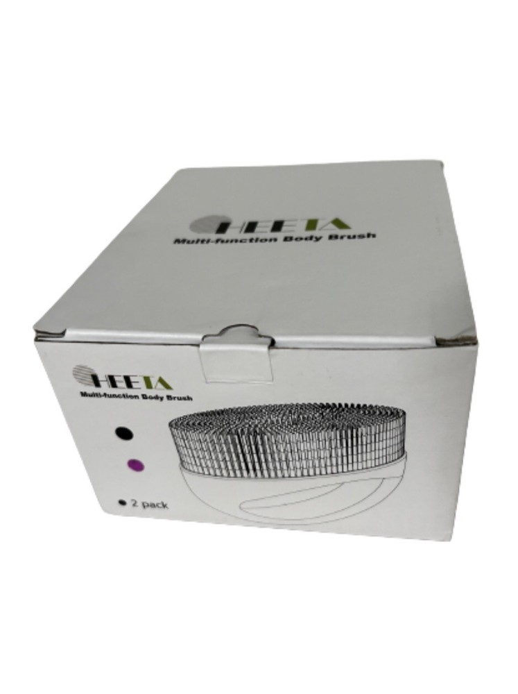 HEETA Super Soft Silicone Shower Body Brush For All Skin, Baby, Dogs - Pack of 2