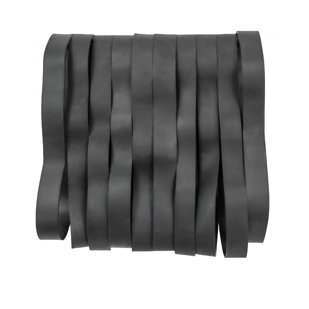 #107 Tactical rubber band black - 20P Heavy Duty UV Heat Cold Resistant Thick...