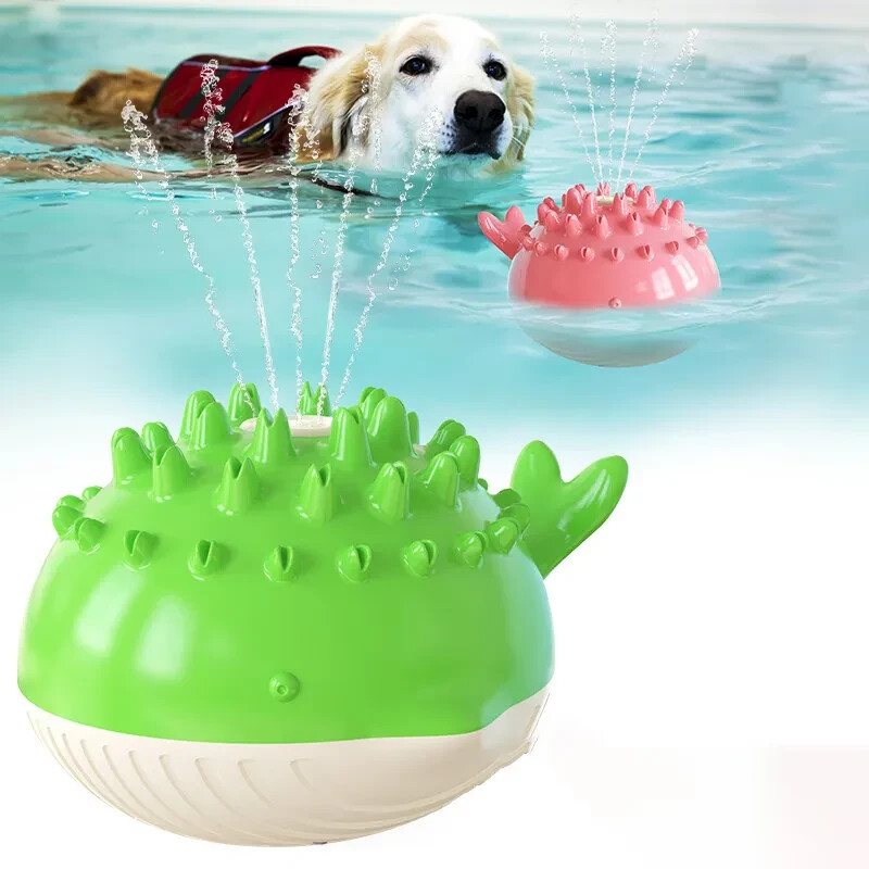 Electric Floating Dog Toy for Summer Swimming Bath Fun