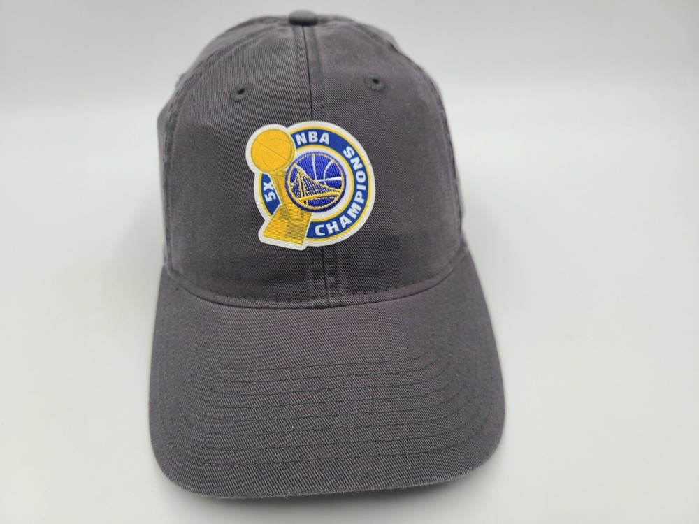 Golden State Warriors 2017 5x NBA Champions Adidas Strapback Adjustable Hat Cap