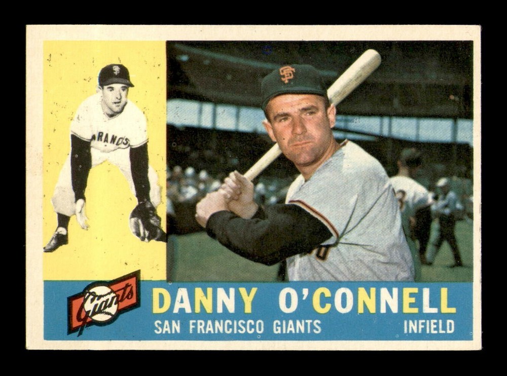 1960 Topps Danny OConnell #192 NM Condition OBGcards