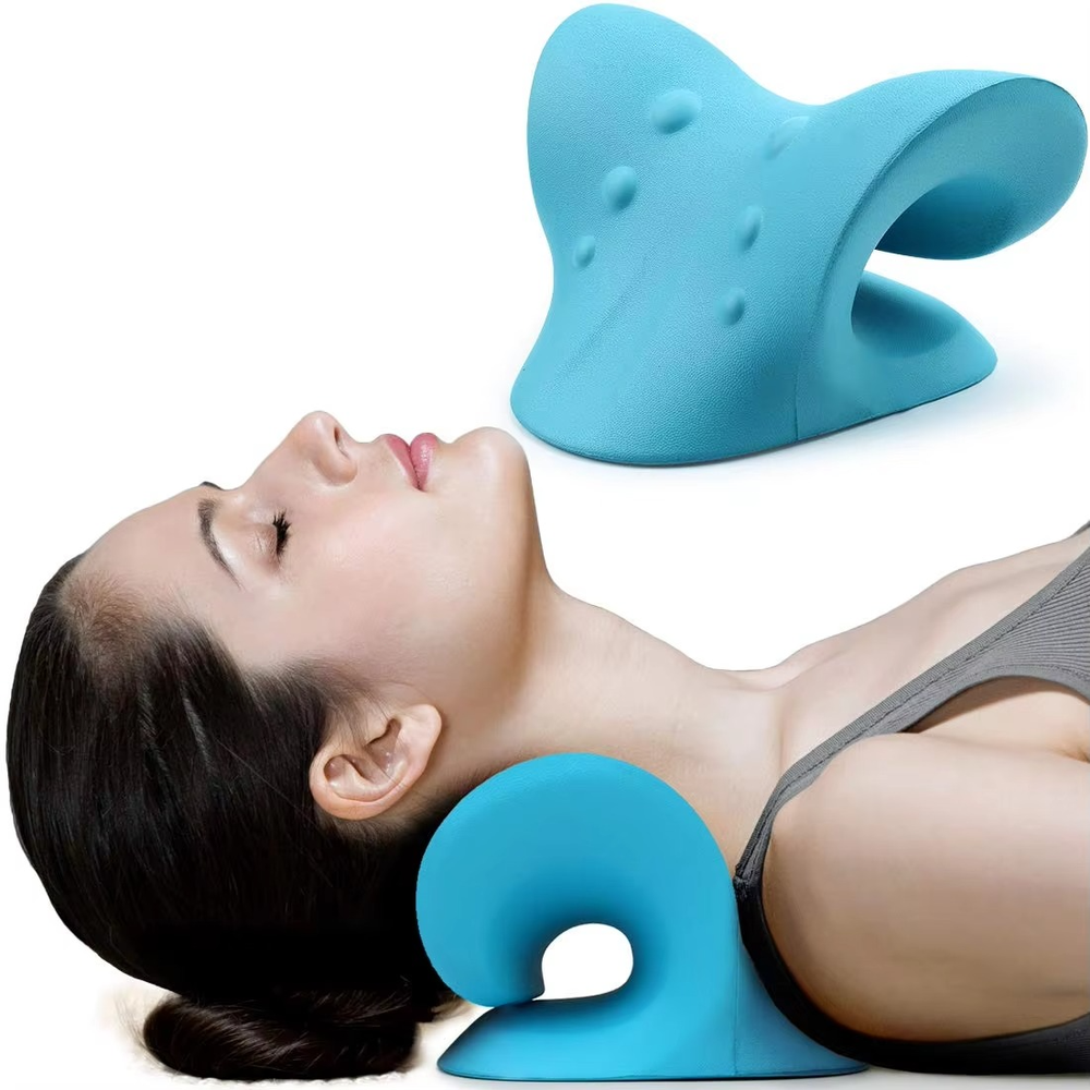 Neck Cloud Cervical Traction Device Neck Stretcher Neck Pain Relief Pillow