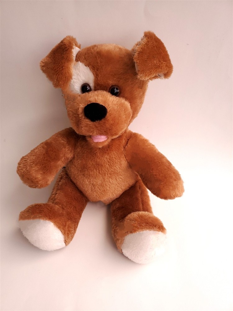 Build A Bear Brown Sugar Pup Plush Stuff Animal Dog Puppy White Spot On Eye 15