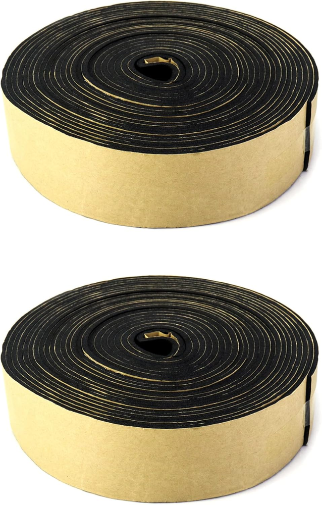 Pipe Wrap Insulation 2 Pack Waterproof Foam Tape for Hot Cold Pipes