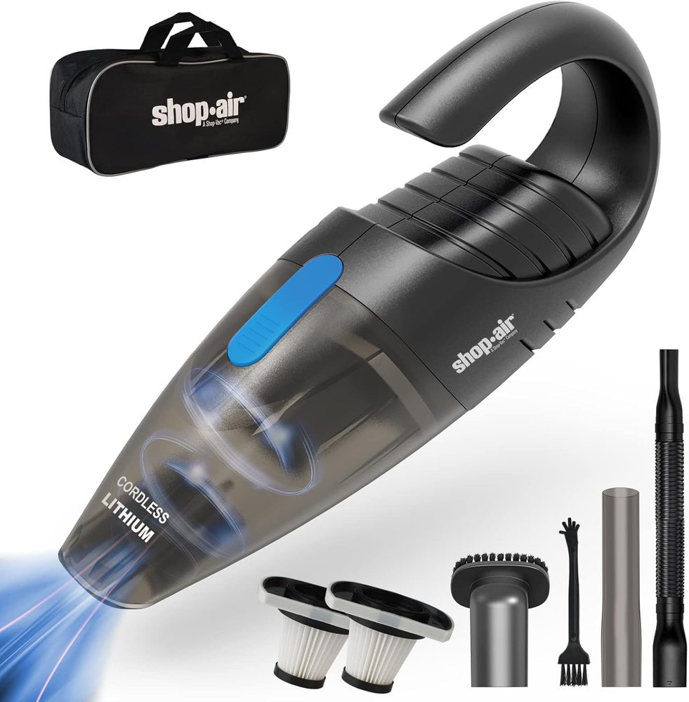 Car Vacuum Cordless, Rechargeable Handheld Mini Portable Vacuum Cleaner with Att