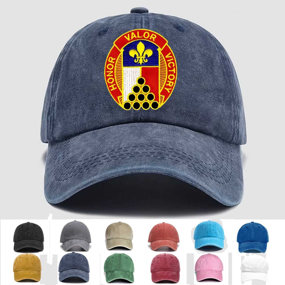 Custom Embroidered Hat 113Th Field Artillery Brigade Crest, Veteran Cap, Gift
