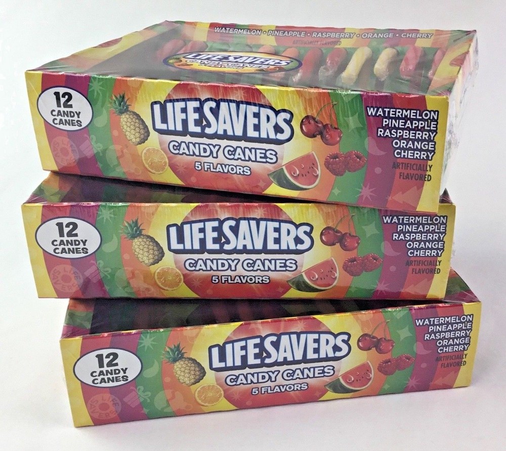 Seasonal Decorative Candy Canes 12 Count Lot of 3 Boxes-image