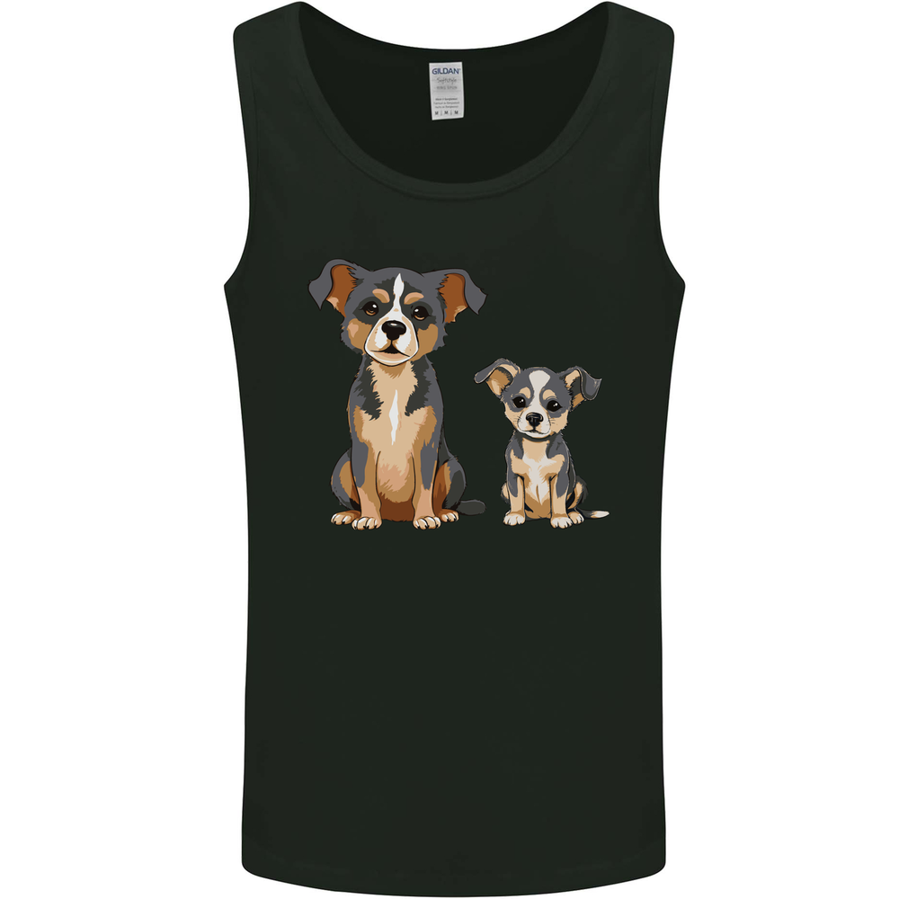 Chihuahua With a Puppy Mens Vest Tank Top