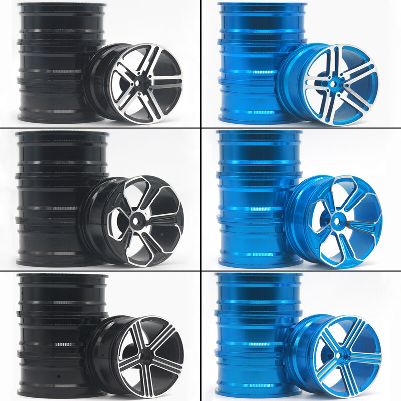 1/10 Onroad Drift Rc Car Aluminium Wheels Rims For Tamiya tt01 tt02 Hpi Sprint2