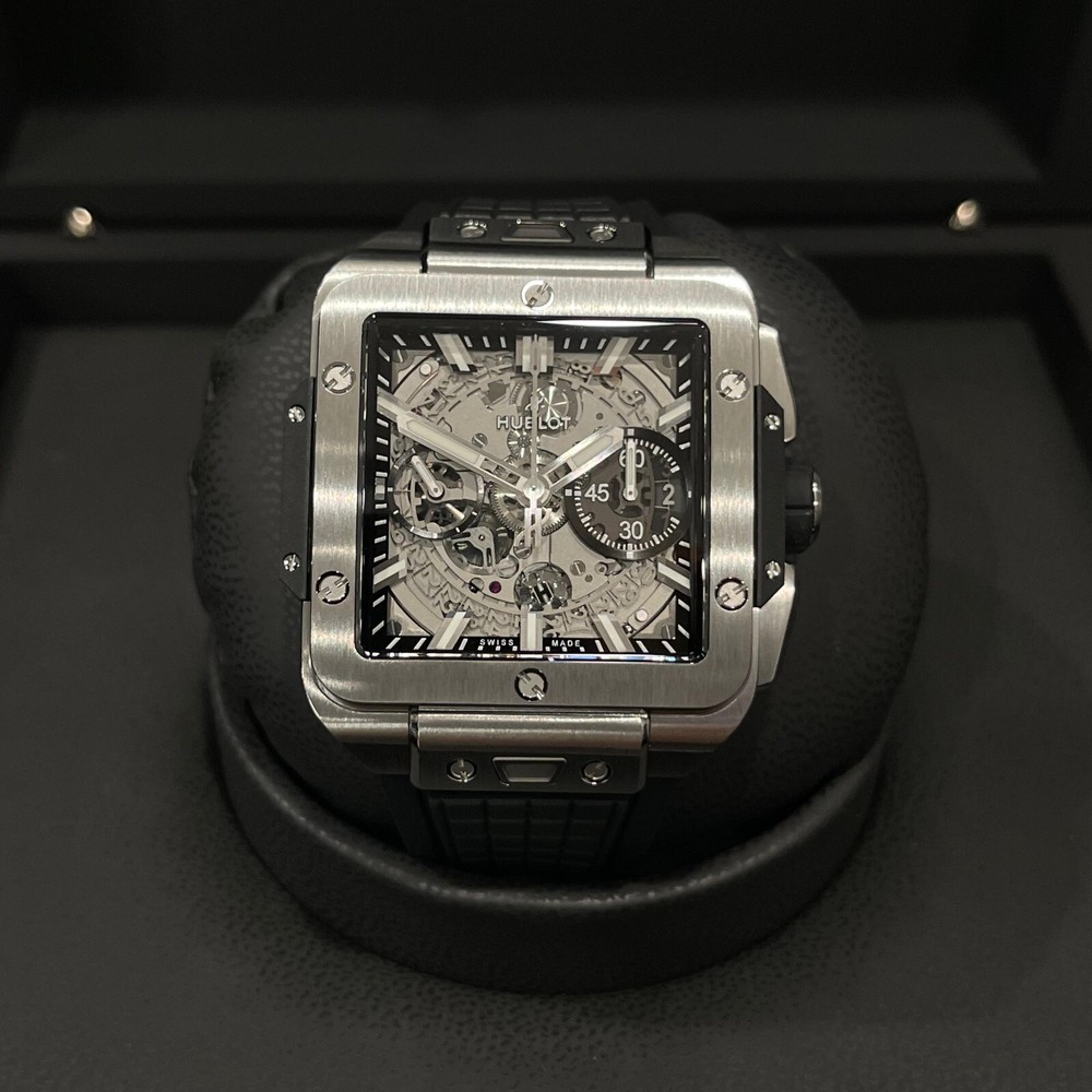 HUBLOT 821.NX.0170.RX SQUARE BANG UNICO TITANIUM