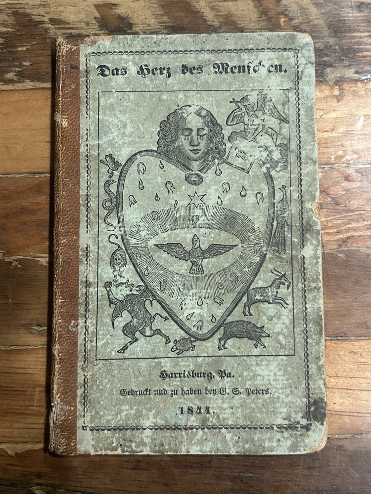 1844 HEART OF MAN EITHER TEMPLE OF GOD or HABITATION OF SATAN -Johannes Gossner