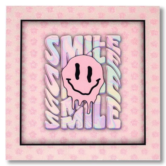 5D Multi-Dimensional Wall Art - Custom Made Smile Wall Art Print by Matashi