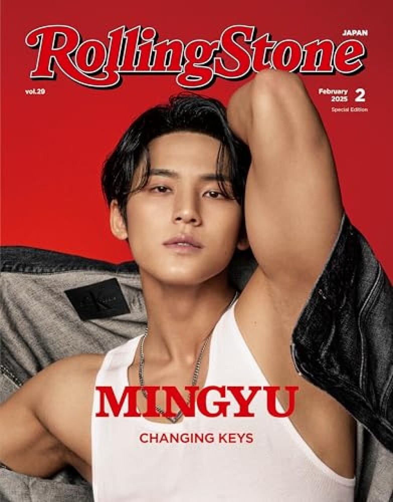 PRESALE Cover Mingyu Rolling Stone Japan vol29 Feb 2025 Special Edition Magazine-image