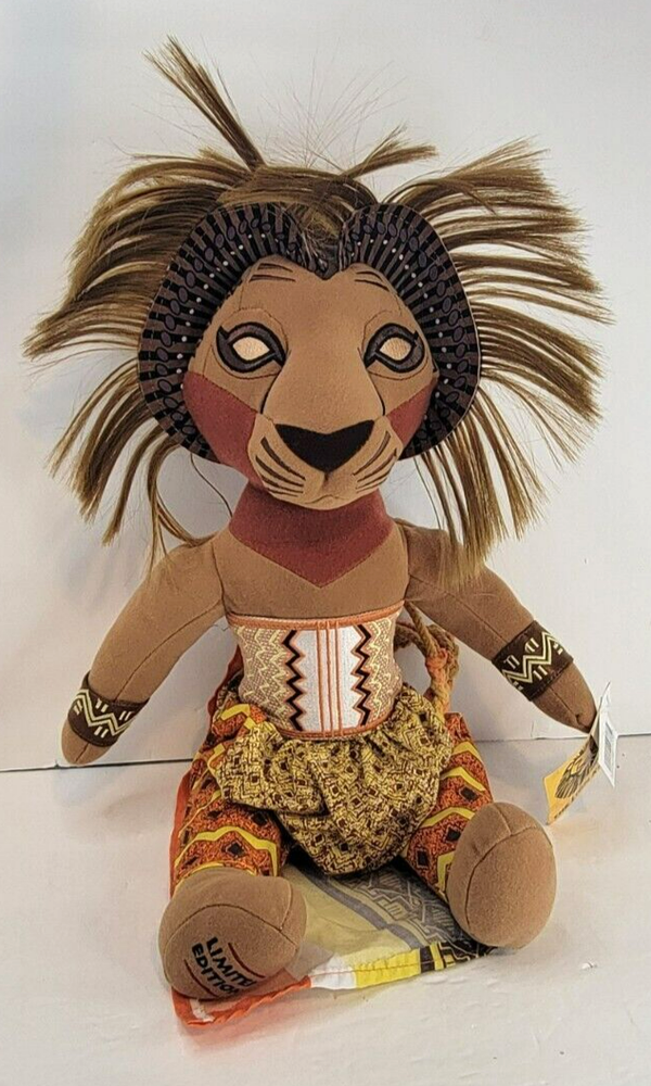 Limited Edition Simba Plush by Costume Designer Julie Taymor