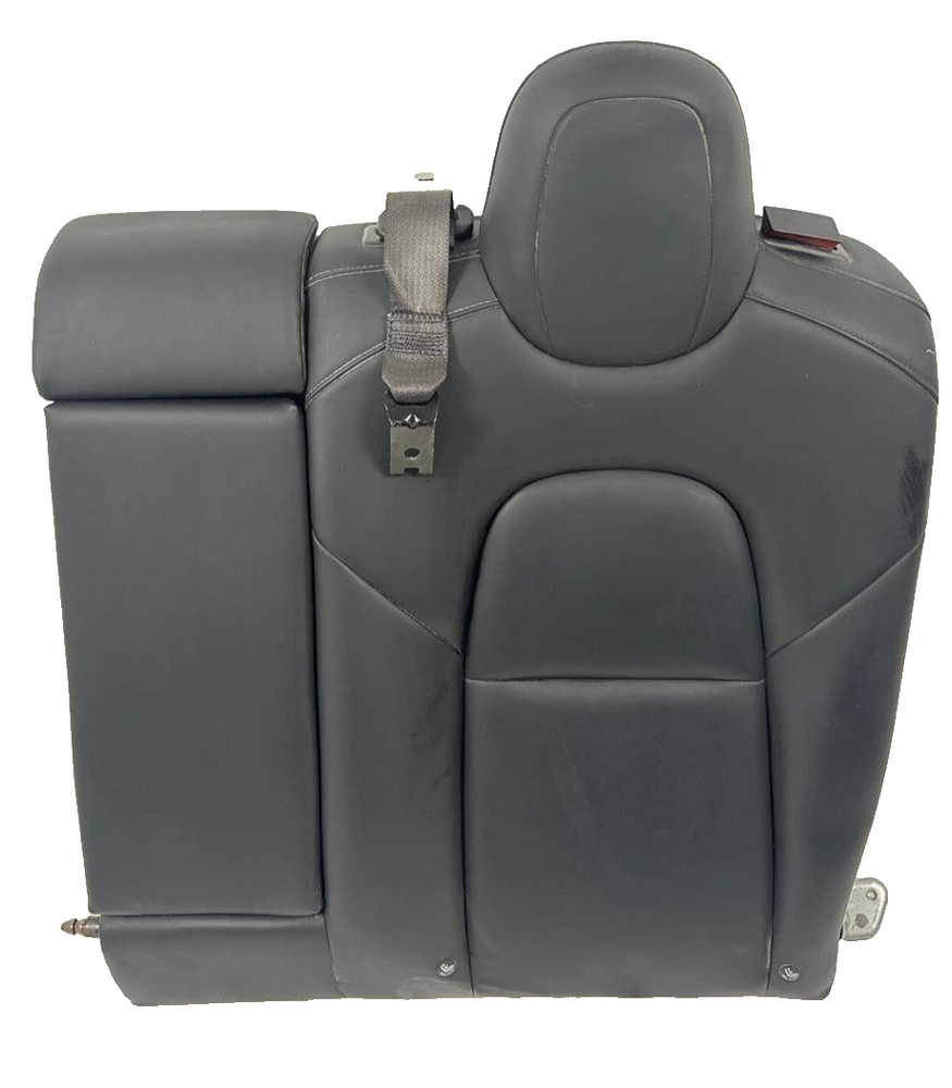 2018-2022 TESLA MODEL 3 Rear Seat Rear Upper Backrest ONLY Black Leather Double