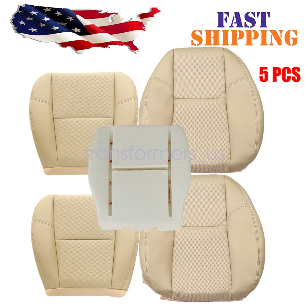 2007-2014 Chevy Silverado Front Seat Cover with Driver Foam Cushion in Tan