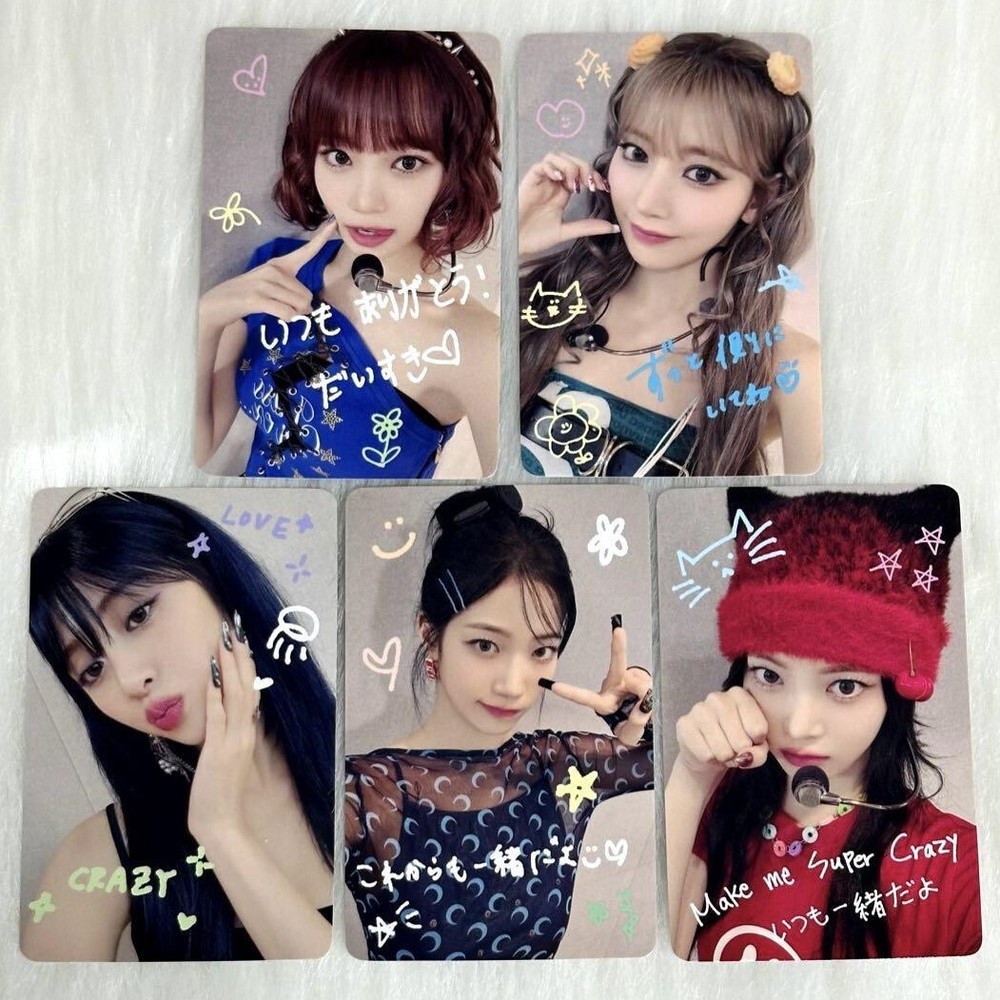 LE SSERAFIM CRAZY Weverse JAPAN limited 100 Official Photocard Photo Card PC